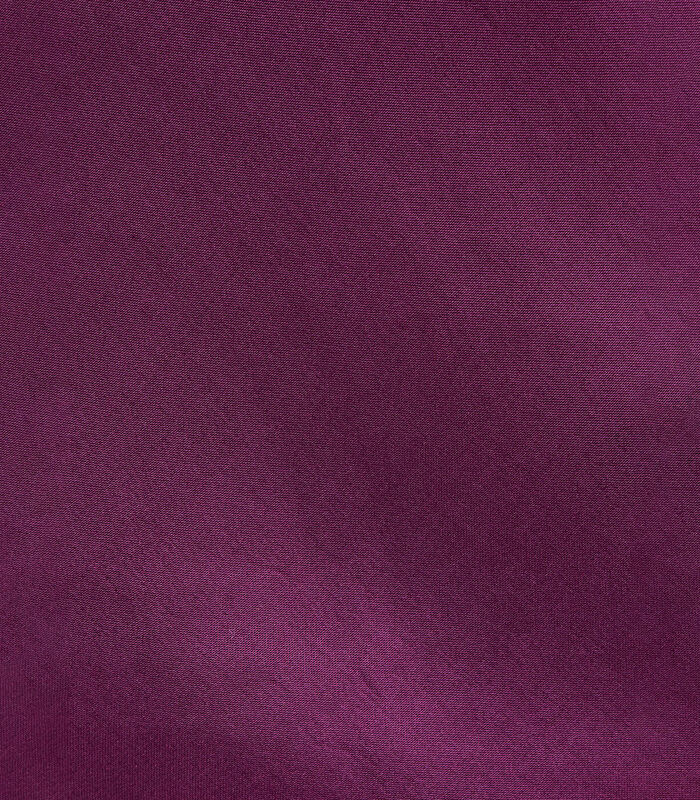 Lange paarse jurk van satijnviscose image number 4