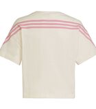 T-shirt de sport ample en coton biologique à 3 bande... image number 2