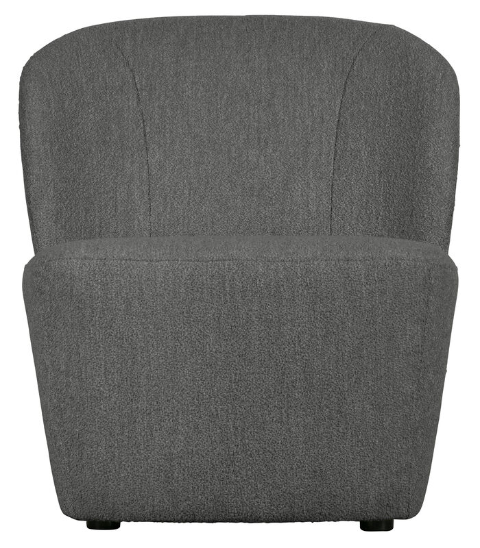 Lofty Fauteuil - Boucle - Staalgrijs - 75x68x72 image number 0