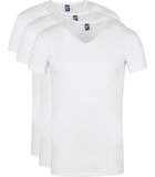 Alan Red T-Shirt Oklahoma Stretch Blanc (Lot de 3) image number 0