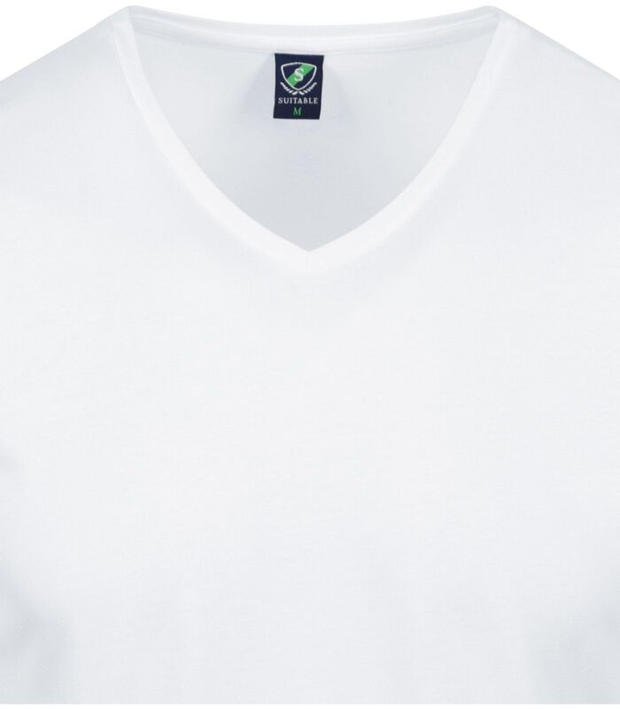 Vibambo T-Shirt V-Hals Wit 2-Pack image number 3