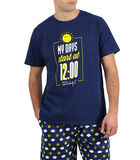 Pyjama short t-shirt Days image number 0
