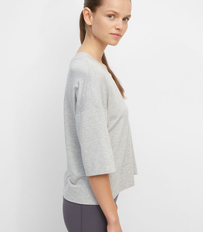 Yoga-sweatshirt met korte mouwen image number 3