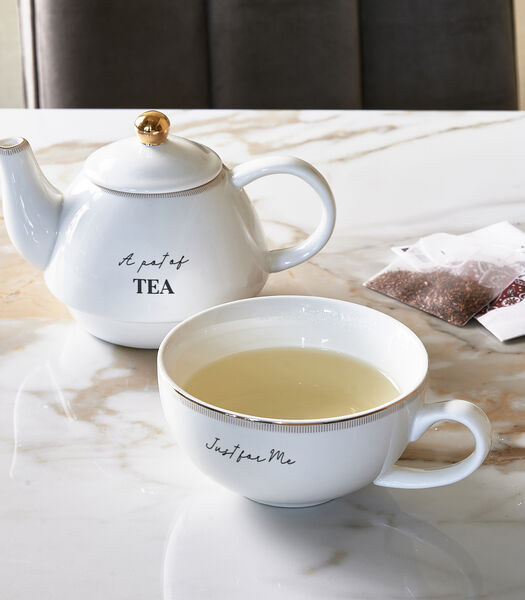 Théière  1 Litre - RM Elegant Tea For One - Blanc