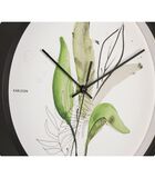 Horloge murale Botanical Leaves - Vert - Ø26cm image number 4