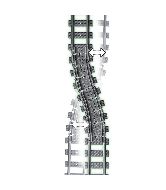 LEGO City 60205 Pack de rails image number 5