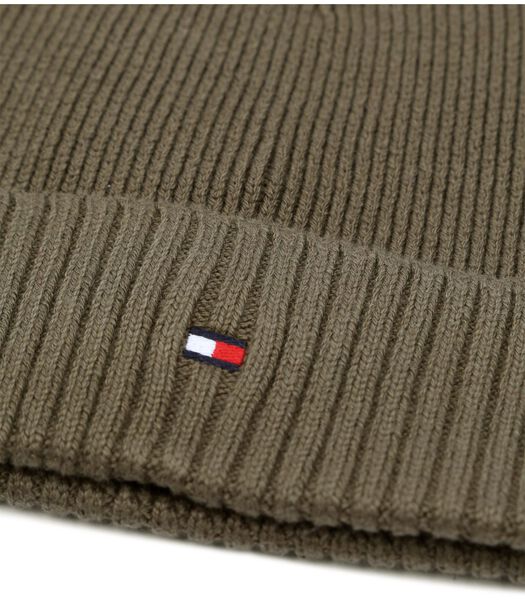 Tommy Hilfiger Bonnet Knitted Vert Army
