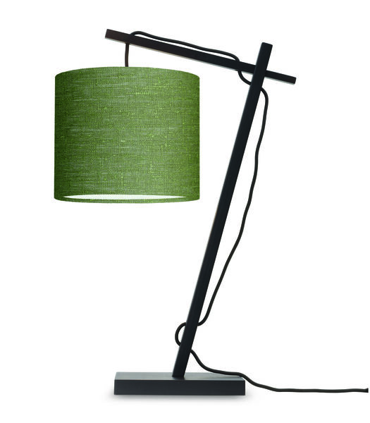 Lampe de table Andes - Bambou Noir/Vert - 30x18x46cm