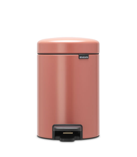 Poubelle à Pédale newIcon - 3 litres - Terracotta Pink