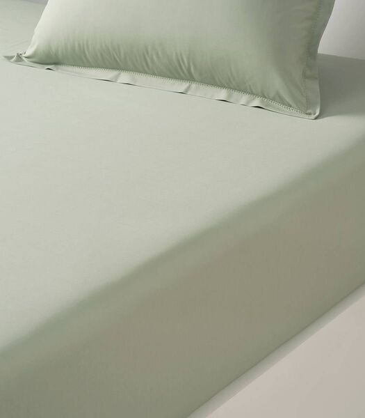 Drap housse en percale de coton  80 fils, Alcove