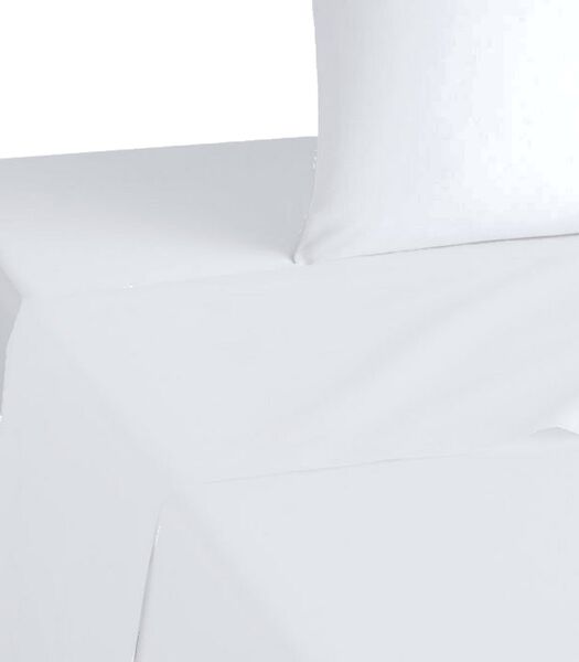 Set drap de lit gris coton