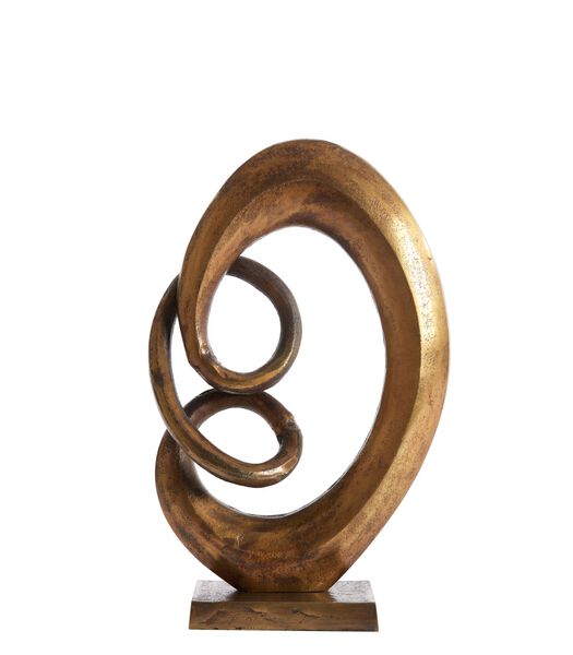 Ornament Eddy - Antiek Brons - 20x20x34cm