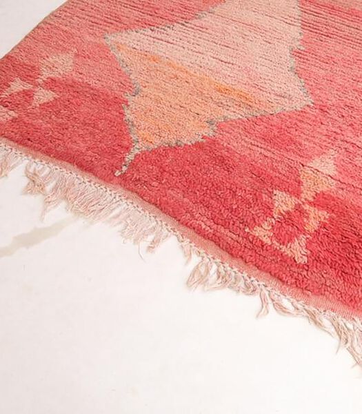 Marokkaans berber tapijt pure wol 215 x 103 cm