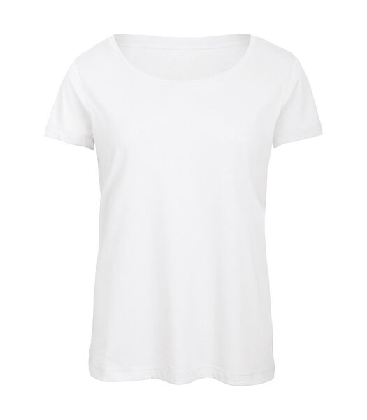 T-shirt col rond femme Triblend