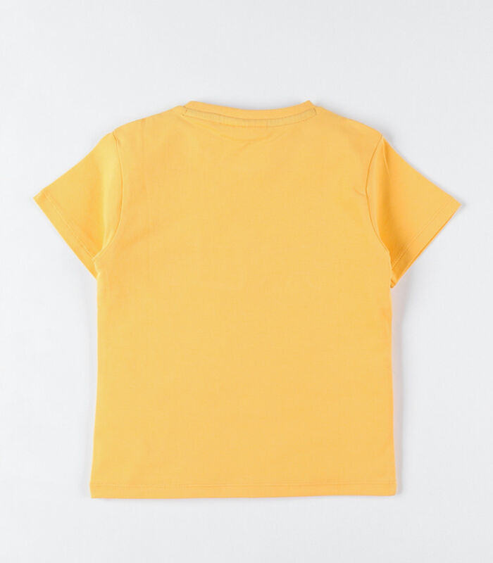 T-shirt met korte mouwen, geel image number 3