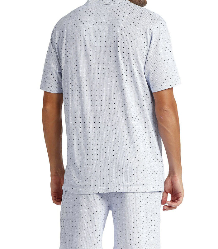 Pyjama short chemise Stripes And Dots image number 1