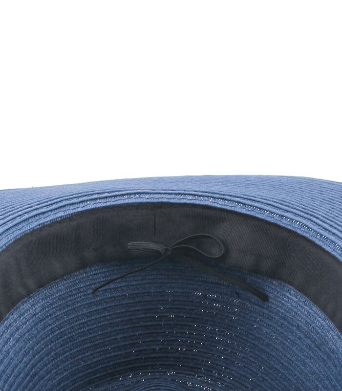 ZAFORA chapeau grand bord paille papier bleu image number 2