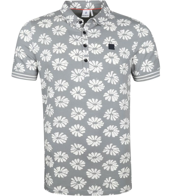 M35 Polo Print Groen image number 0