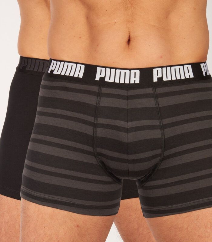 Short 2 pack heritage stripe boxer image number 0