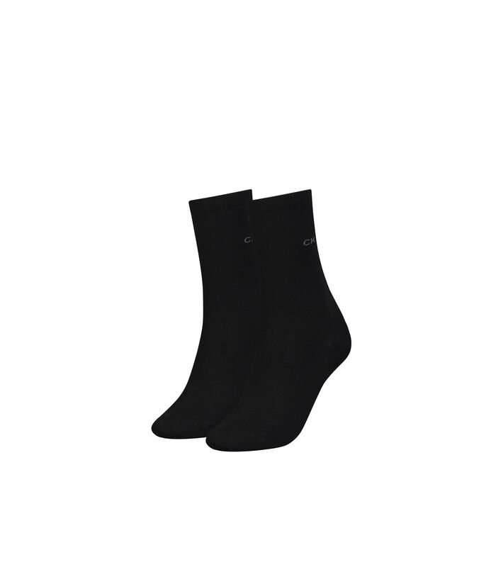 Lot de 2 paires de chaussettes classiques - Femme - Noir image number 0