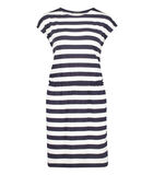 Jersey jurk met strepen image number 2