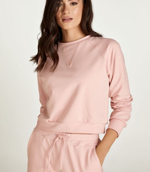 Cropped Pink Sweatshirt