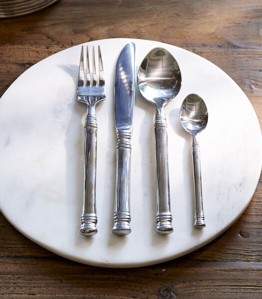 Bestekset Zilver - Bon Appétit Cutlery - Set Van 4 Stuks