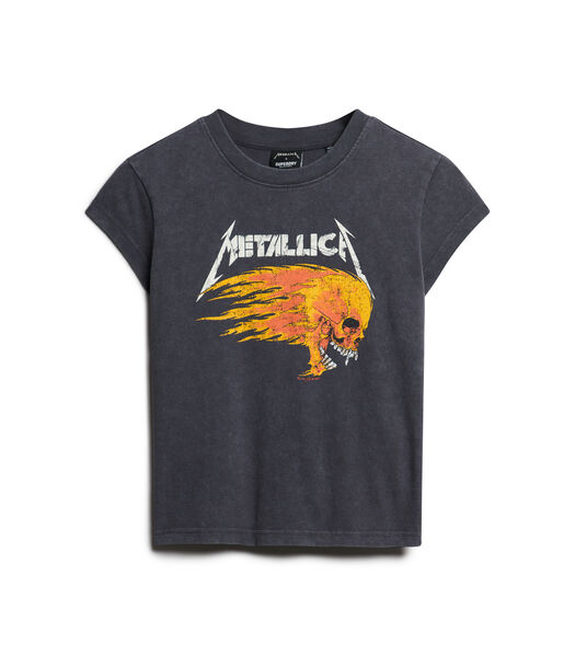 T-shirt à mancherons femme Metallica
