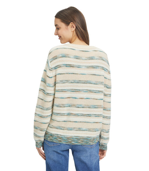 Pull-over en maille avec structure