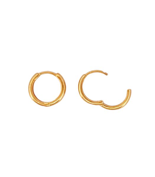 Oorbellen - Mini-Ring - Goud
