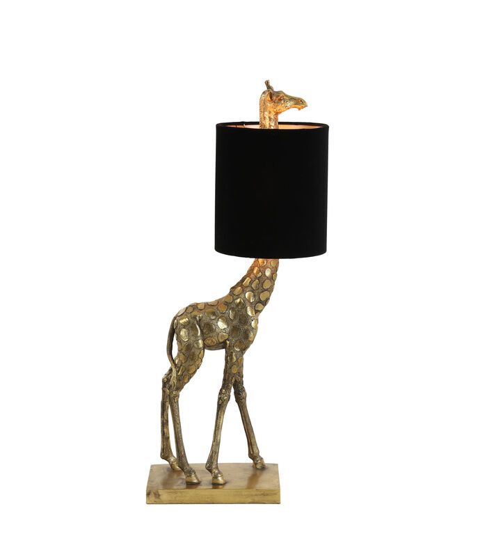 Tafellamp Giraffe - Goud/Zwart - 26x16x61cm image number 4