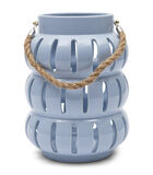 Éclat - Lanterne Eclairage poterie bleue image number 0