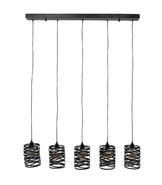 Wrapped Metal - Lampe suspendue - abat-jour en métal - 5 lumières