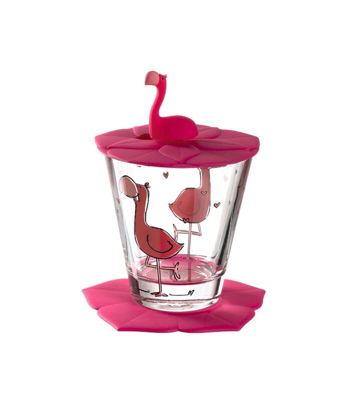 Ensemble de verres pour enfants  Bambini Flamingo 215 ml - 3 pièces image number 0