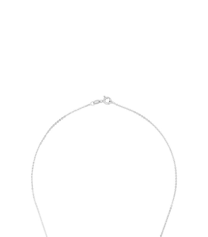 Ketting met hanger voor dames, 925 Sterling zilver, zirkonia synth. | Oneindigheid image number 3