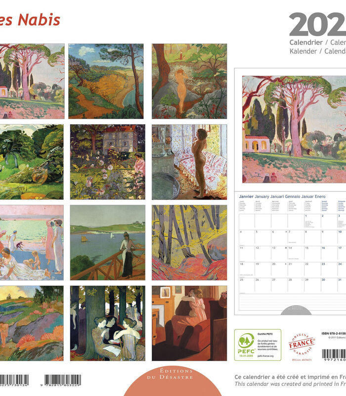 Kalender 30x30 cm Les Nabis, image number 1