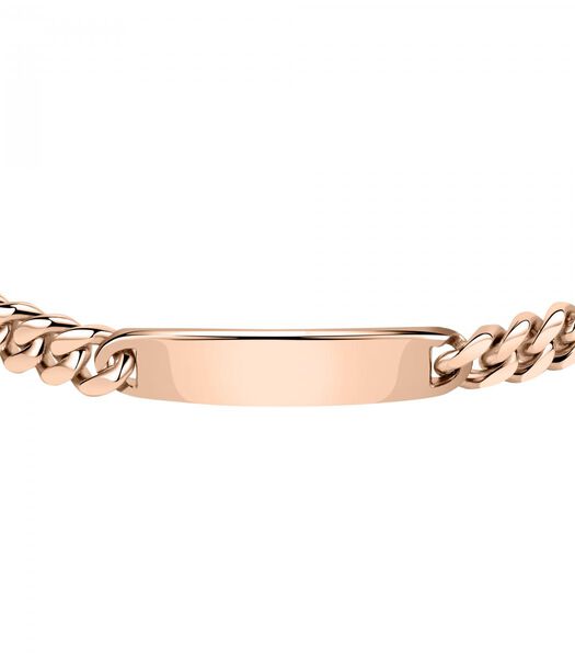 Armband in staal, IP rose goud CATENE