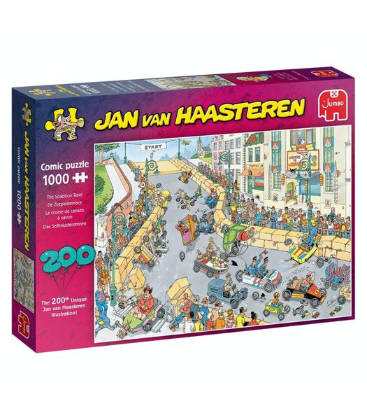 puzzel Jan van Haasteren De Zeepkistenrace - 1000 stukjes