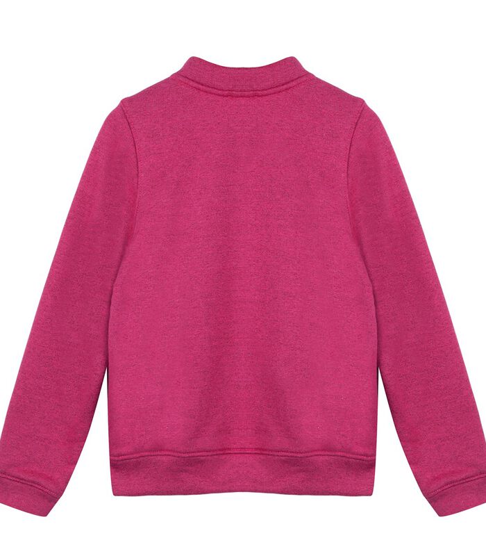 Fleece sweatshirt met rits image number 1