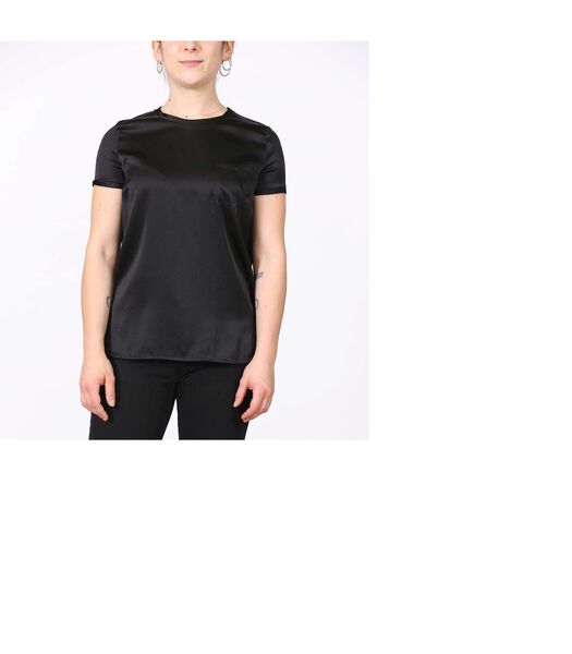 Manila Grace T-Shirt Zwarte Blouse
