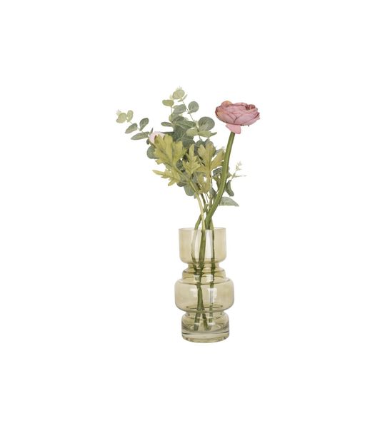 Vase Courtly - Vert mousse - 14x25cm