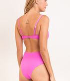 Haut de maillot de bain Bandeau Vita-Pink Twist UPF 50+ image number 3