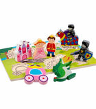 Babyspeelgoed  houten puzzel Prinses en Prins image number 2