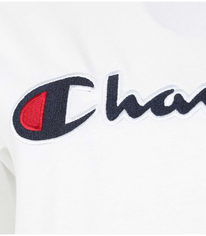 Champion T-Shirt Script Logo Blanc image number 2