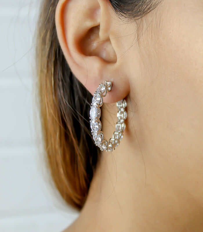 Boucles d'oreilles 'Milano Hoops' image number 3