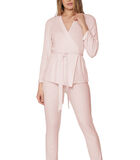 Pyjama pantalon top croisé Elegant Line image number 0