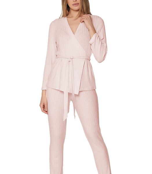 Pyjama's loungewear broek top double-breasted Elegant