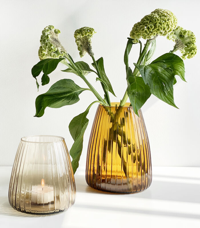 DIM vase smooth medium ambre image number 4