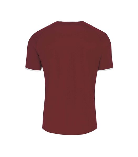 Lennox T-Shirt Mc Ad 03100 Granaat Wit