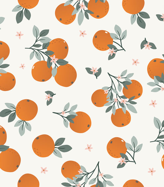 Papier peint oranges Louise, Lilipinso